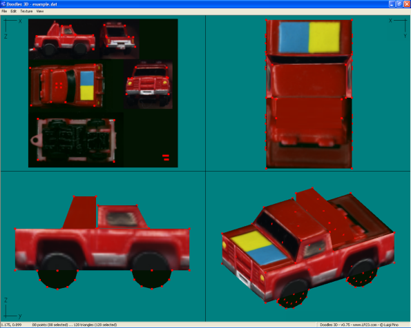 Textured truck