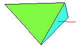 Extended triangle